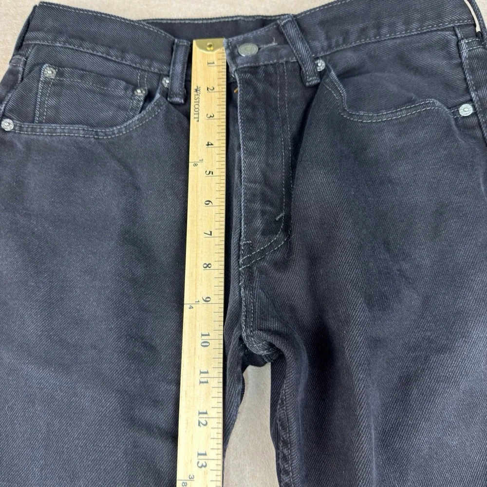 Levi’s 505 Men’s Jeans 32x34 Faded Black Denim‎ Mid Rise Straight Leg Dark Wash